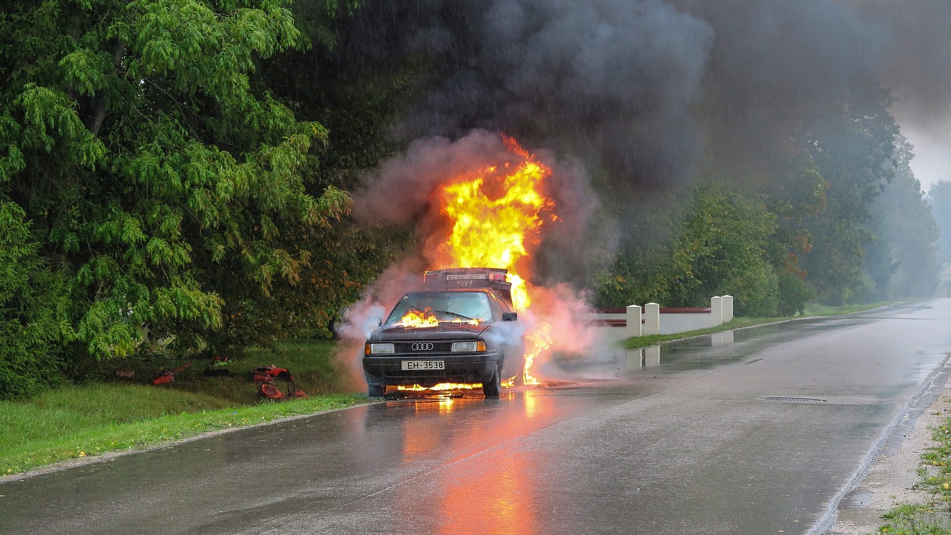 What Should I Do if My Car Catches on Fire?