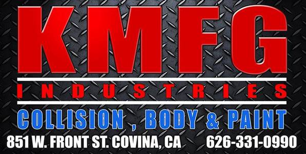 Kmfg Ind Collision Center 851 W Front St., Covina, CA 91722 Kmfg Ind Collision Center Logo