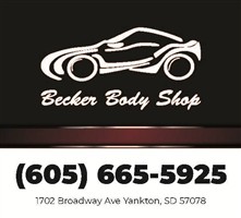 Becker Body Shop LLC 1702 Broadway Ave, Yankton, SD 57078 Becker Body Shop LLC Logo