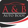 A&B Auto Body Logo