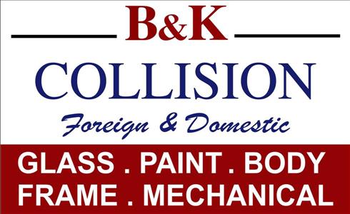 B & K Collision 2521 Oakwood, Melvindale, MI 48122 B & K Collision Logo