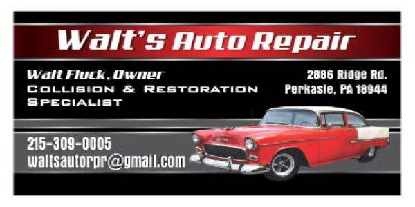 Walt's Auto Repair LLC 2886 Ridge Rd, Perkasie, PA 18944 Walt's Auto Repair LLC Logo