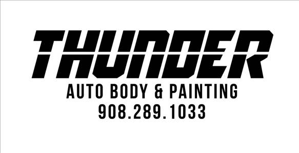 Thunder Auto Body Logo