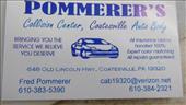 Pommerer's Collision Center 648 Old Lincoln Hwy, Coatesville, PA 19320 Pommerer's Collision Center Logo