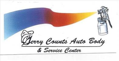 Gerry Counts Auto Body-Brock Roberts, Justin Sohn Logo