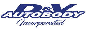 D&V Auto Body Logo