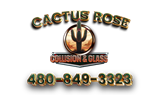 Cactus Rose Collision & Glass LLC Logo