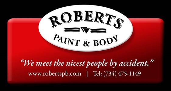 Roberts Paint and Body 610 E Industrial Dr, Chelsea, MI 48118 Roberts Paint and Body Logo