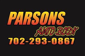 Parsons Auto Body 1574 Foothill Drive, Suite A, Boulder City, NV 89005 Parsons Auto Body Logo