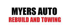 Myers Auto Rebuild & Towing 2580 S. Grand Ave., Pullman, WA 99163 Myers Auto Rebuild & Towing Logo