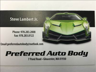 Preferred Auto Body 7 Pond Rd, Gloucester, MA 01930 Preferred Auto Body Logo