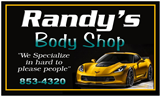 Randy's Body Shop 603 N Military St, Loretto, TN 38469 Randy's Body Shop Logo