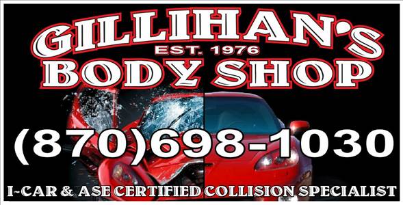 Gillihan's Body Shop,Inc 150 W Boswell, Batesville, AR 72501 Gillihan's Body Shop,Inc Logo