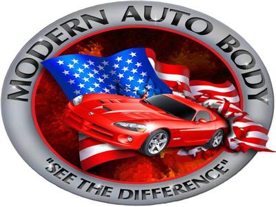 Modern Auto Body 561 N Montello St, Brockton, MA 02301 Modern Auto Body Logo