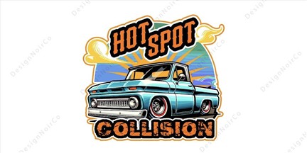 Hot Spot Collision Logo