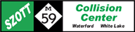 Szott M-59 Collision-Waterford 4178 Highland Road, Waterford, MI 48327 Szott M-59 Collision-Waterford Logo