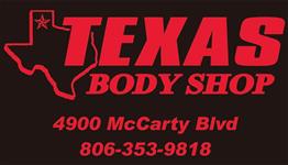 Texas Body Shop 4900 McCarty Blvd, Amarillo, TX 79110 Texas Body Shop Logo