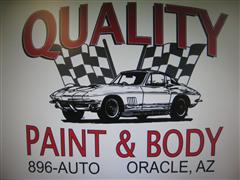 Quality Paint and Body 3787 W Highway 77, Oracle, AZ 85623 Quality Paint and Body Logo