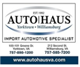 Auto Haus Collision Center of Yorktown 115 Greene Dr., Yorktown, VA 23692 Auto Haus Collision Center of Yorktown Logo