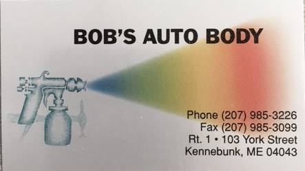 Bob's Auto Repair & Body Shop 103 York St, Kennebunk, ME 04043 Bob's Auto Repair & Body Shop Logo