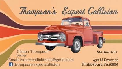 Thompsons Expert Collision 430 N Front St, Philipsburg, PA 16866 Thompsons Expert Collision Logo