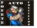 Popeye Auto Collision 1420 167th Ave, San Leandro, CA 94578 Popeye Auto Collision Logo