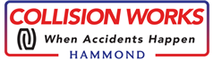 Collision Works of Hammond Logo