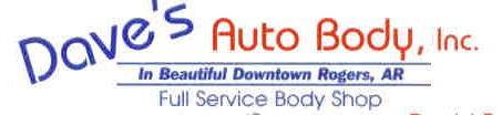 Dave's Auto Body, Inc. 1903 S 1st St, Rogers, AR 72758 Dave's Auto Body, Inc. Logo