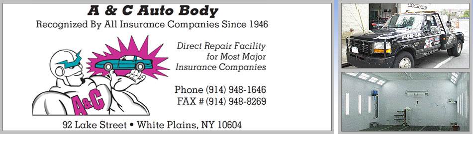 A&C Auto Body 92 Lake St, White Plains, NY 10604 A&C Auto Body Logo