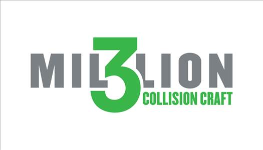3 Million Collision Craft 5212 W. Pico Blvd., Los Angeles, CA 90019 3 Million Collision Craft Logo