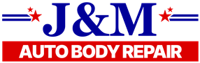 J & M Auto Body Repair Logo