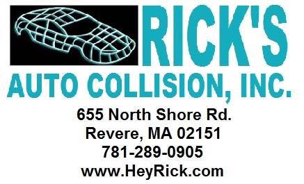 Rick's Auto Collision, Inc. 655 North Shore Rd., Revere, MA 02151 Rick's Auto Collision, Inc. Logo