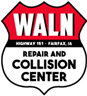 Waln Repair & Collision Center 21 Williams Blvd., Fairfax, IA 52228 Waln Repair & Collision Center Logo