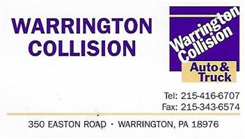 Warrington Collision 350 Easton Rd, Warrington, PA 18976 Warrington Collision Logo
