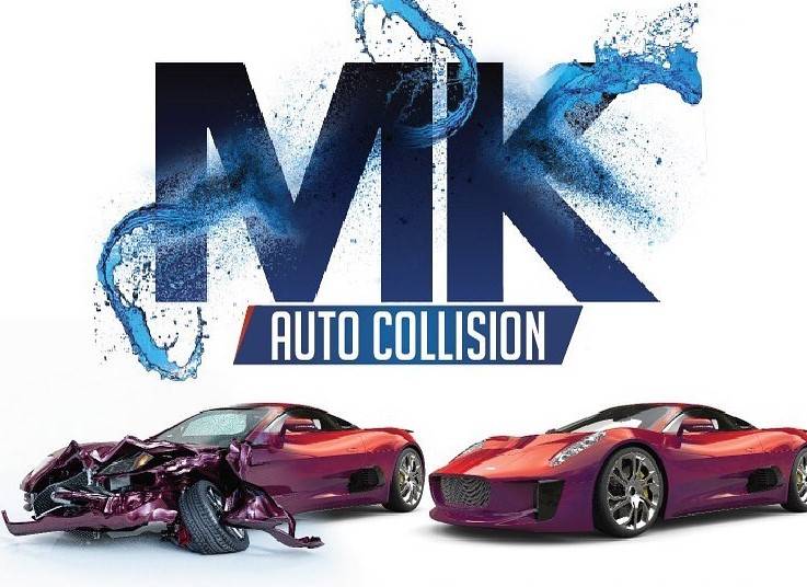 Mk Auto Collision, LLC. 5 Mill St. Rear Building, North Marlborough, MA 01752 Mk Auto Collision, LLC. Logo