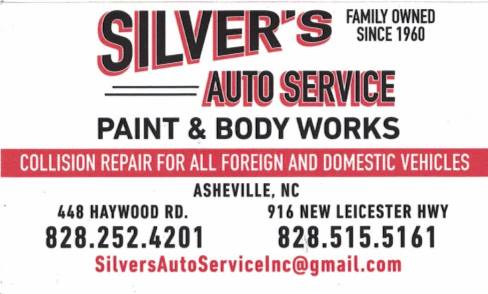 Silver's Auto Service 448 Haywood Rd, Asheville, NC 28806 Silver's Auto Service Logo