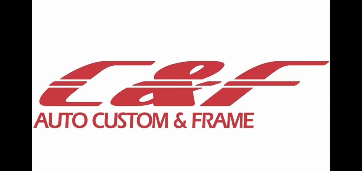 C & F Auto Custom & Frame Logo