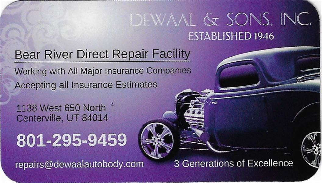 Dewaal and Sons, Inc. 1138 West 650 North, Centerville, UT 84014 Dewaal and Sons, Inc. Logo