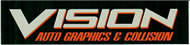 Vision Auto Graphics and Collision 33- B Perchwood Dr Suite 201, Fredericksburg, VA 22405 Vision Auto Graphics and Collision Logo