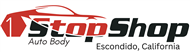 1 Stop Shop Auto Body & Collision 231 N Vinewood St, Escondido, CA 92029 1 Stop Shop Auto Body & Collision Logo