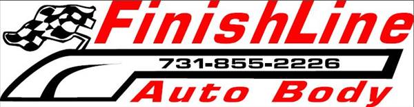 Finishline Auto Body, LLC. 523 N College St, Trenton, TN 38382 Finishline Auto Body, LLC. Logo