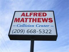 Alfred Matthews Turlock Collision 2440 North Golden State Blvd., Turlock, CA 95380 Alfred Matthews Turlock Collision Logo
