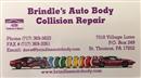 Brindle's Auto Body Logo