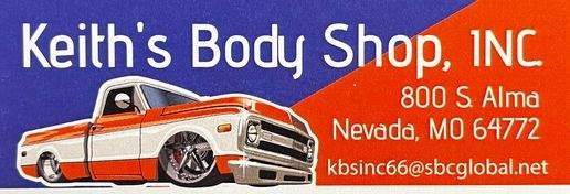 Keith's Body Shop, Inc. 800 S Alma St, Nevada, MO 64772 Keith's Body Shop, Inc. Logo