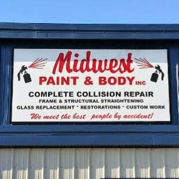 Midwest Paint & Body, Inc 735 12th St S, Suite 3, Sauk Centre, MN 56378 Midwest Paint & Body, Inc Logo