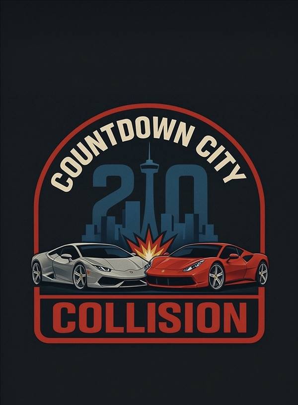 Countdown City Collision 5504 Bandera Rd Suite 208 Bldg 2, Leon Valley, TX 78238 Countdown City Collision Logo