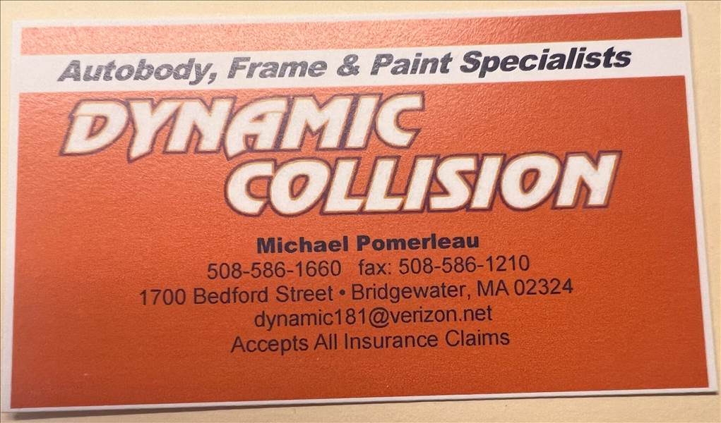 Dynamic Collision 1700 Bedford Street, Bridgewater, MA 02324 Dynamic Collision Logo