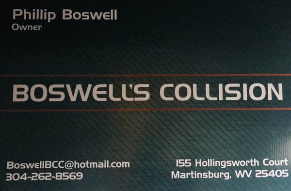 Boswell's Collision 155 Hollingsworth Ct, Martinsburg, WV 25405 Boswell's Collision Logo