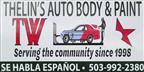 Tw Thelin's Auto Body & Paint 1497 E Baseline St, Cornelius, OR 97113 Tw Thelin's Auto Body & Paint Logo