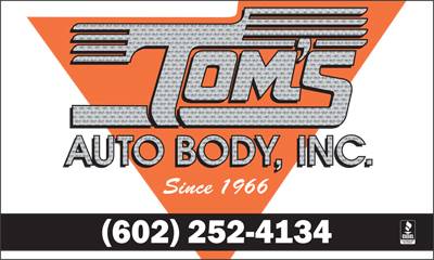 Toms Auto Body Inc. Logo